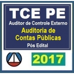TCE PE - Pós Edital 2017 Auditor de Controle Externo - Auditoria de Contas Públicas - Tribunal de Contas de Pernambuco